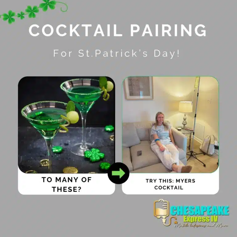 Hangover Cocktail: Recover Faster with a Mobile Hangover IV After St. Patrick’s Day Celebrations